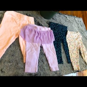 6 Mo Babygirl Pants Bundle of 4